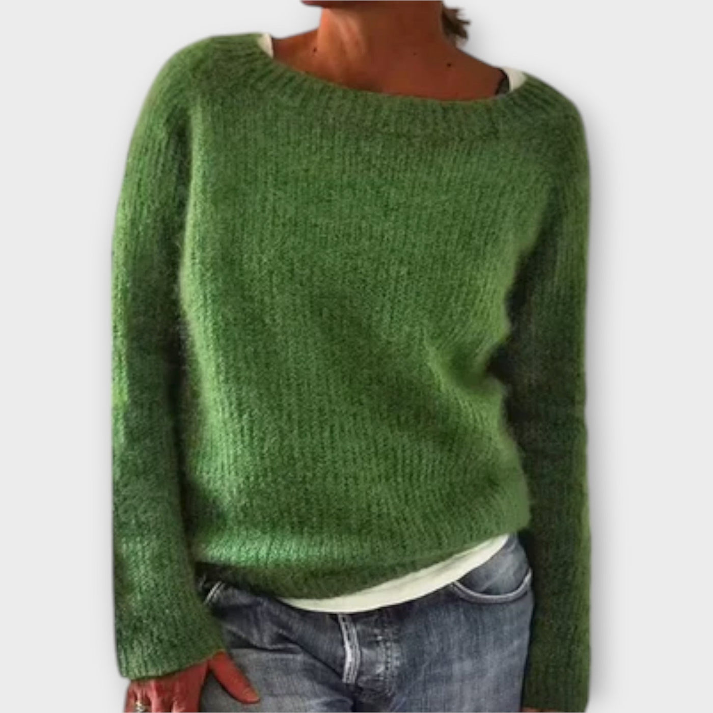 Regine - plain knitted sweater