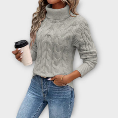 Amelia - Elegant knitted turtleneck sweater