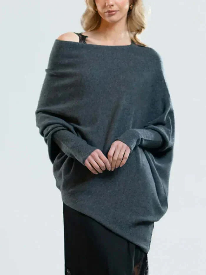 Asymmetric draped jumper