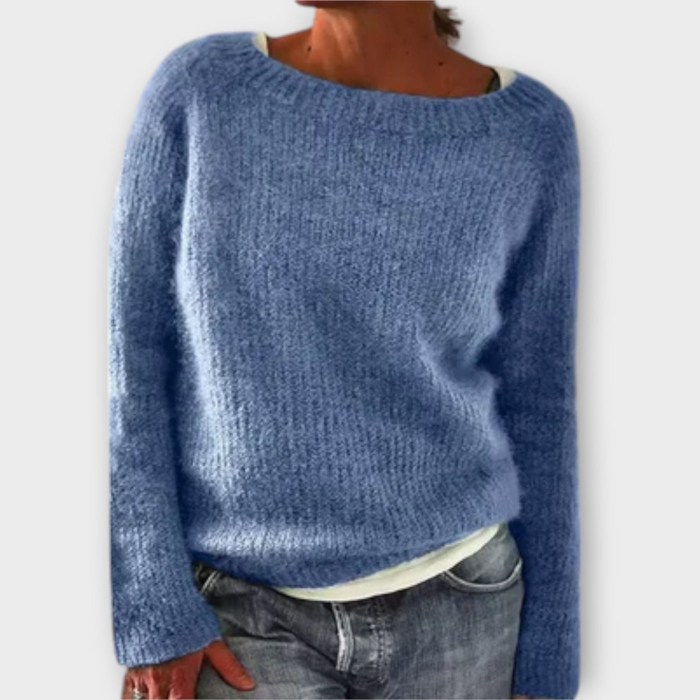 Regine - plain knitted sweater