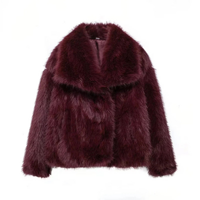 Bruna -  Stylish Faux Fur Coat