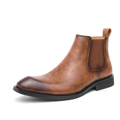 Cooper | Bottines Chelsea en cuir avec fermeture éclair