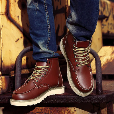 Dustin | Bottes d'hiver en cuir