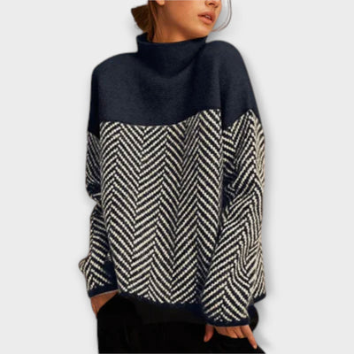 Maeve - Soft cashmere turtleneck sweater