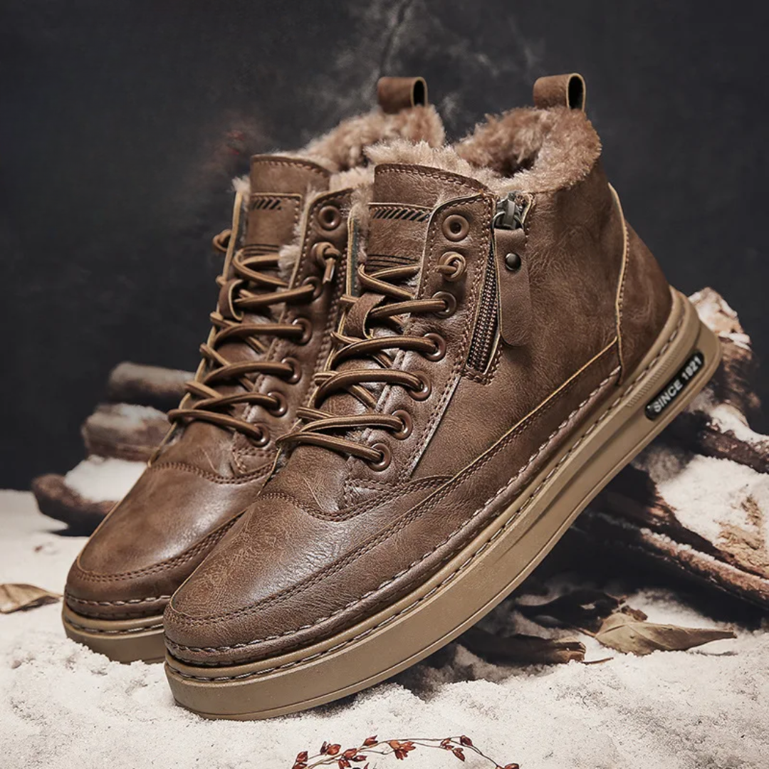 Bryson | Bottes d'hiver en cuir pour hommes 