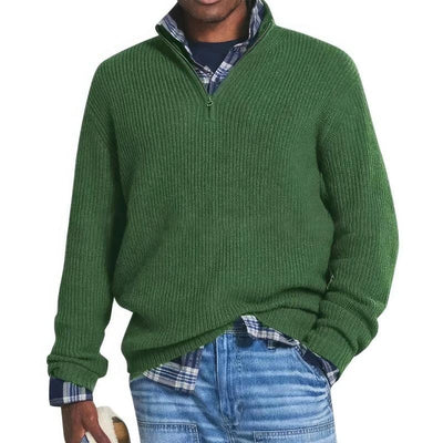 Finn - Zippered Knit Sweater