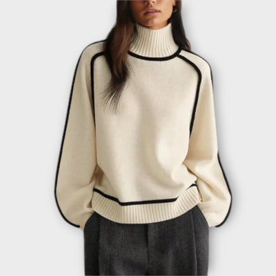 Emilie - Soft & elegant turtleneck sweater