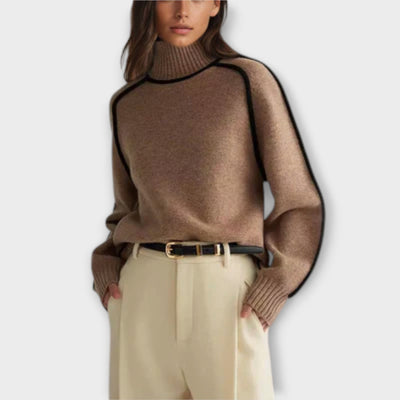 Emilie - Soft & elegant turtleneck sweater