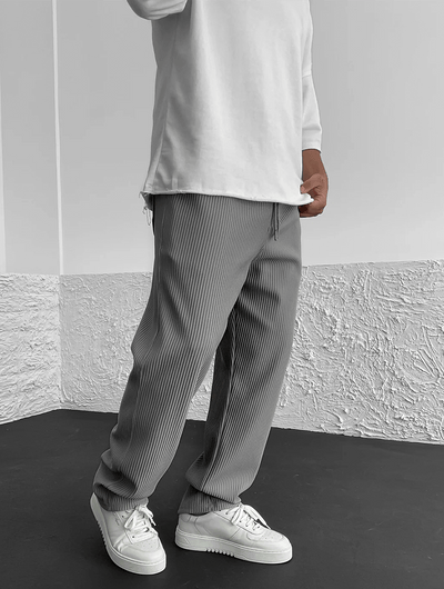 Milan - Casual Ribbed Trousers