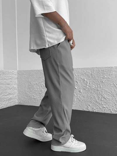 Milan - Casual Ribbed Trousers